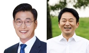 문대림-원희룡 제주지사후보.