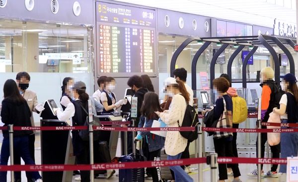 제주공항 출발 대합실. 한라일보DB