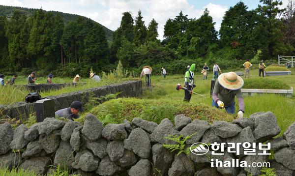 제주의 전통인 벌초. 한라일보DB