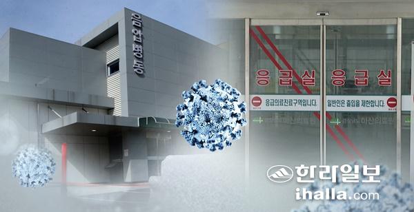 코로나19 검체 채취.