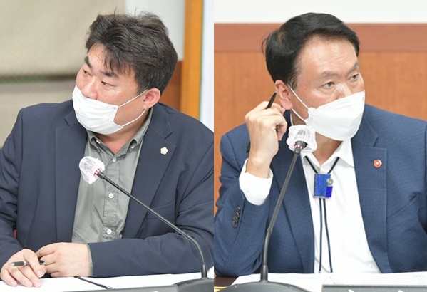 제주자치도의회 강충룡-김희현 의원.