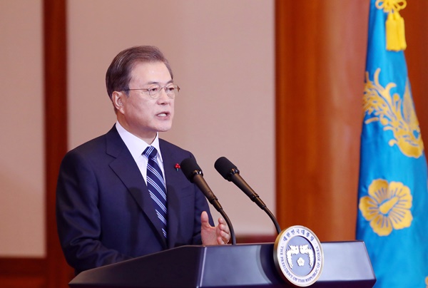 문재인 대통령.