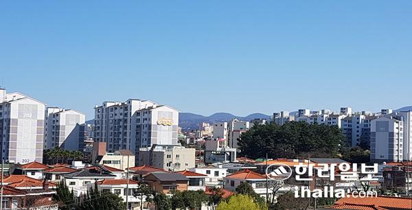 제주시 전경.