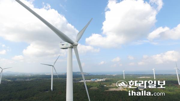 제주 풍력발전단지. 한라일보DB